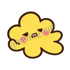 黄花摆烂 - 边框元气黄花表情