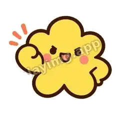 你可以的 - 边框元气黄花表情