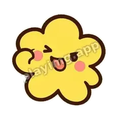 黄花调皮 - 边框元气黄花表情