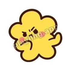 黄花嫌弃 - 边框元气黄花表情