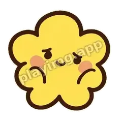 黄花害羞 - 边框元气黄花表情