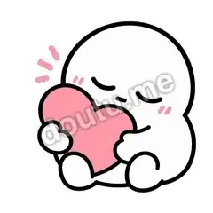 贴一会儿 - 白团子表情