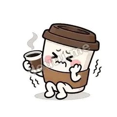 美式好苦 - 小咖啡杯表情