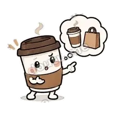 咖啡买了吗 - 小咖啡杯表情