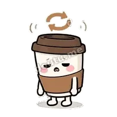 重启中 - 小咖啡杯表情