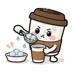 去冰 - 小咖啡杯表情
