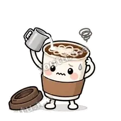 拉花翻车 - 小咖啡杯表情