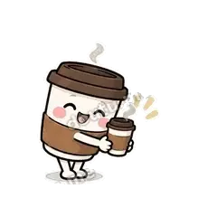 请喝咖啡 - 小咖啡杯表情