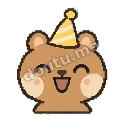 生日快乐 - 夸夸矮袋鼠表情