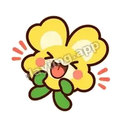 鱼草大笑 - 俏皮金鱼草表情