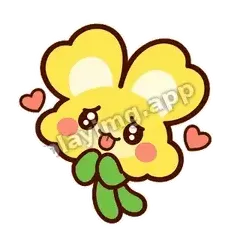 鱼草可爱 - 俏皮金鱼草表情