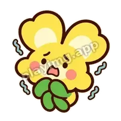 鱼草害怕 - 俏皮金鱼草表情