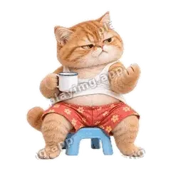 说重点 - 拽拽橘猫表情