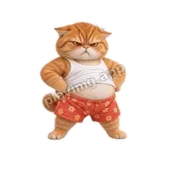 有被气到 - 拽拽橘猫表情