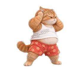 我不听 - 拽拽橘猫表情