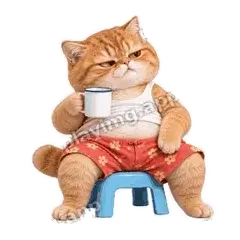 随便吧 - 拽拽橘猫表情