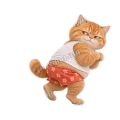我先溜 - 拽拽橘猫表情