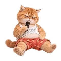 忙个寂寞 - 拽拽橘猫表情