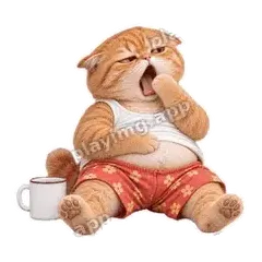 困死了 - 拽拽橘猫表情