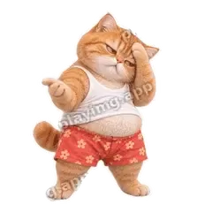 服了你了 - 拽拽橘猫表情