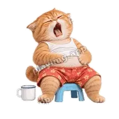 困死了 - 拽拽橘猫表情