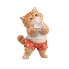 来点钱 - 拽拽橘猫表情