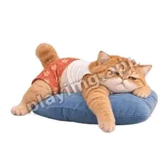 懒得动 - 拽拽橘猫表情