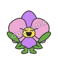 开心 - 傲气小兰花表情