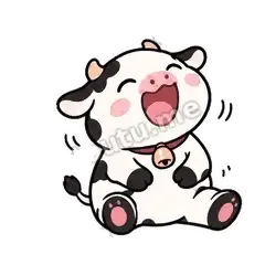傻乐 - 小奶牛表情