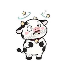 晕了 - 小奶牛表情