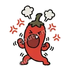 冒烟 - 暴躁小辣椒表情