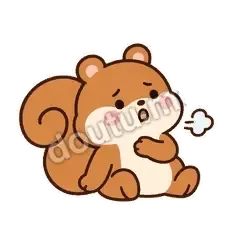 先缓口气 - 戏多小松鼠表情