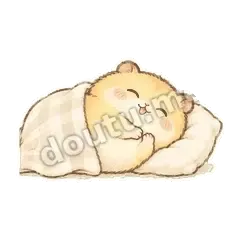 我睡了 - 小仓鼠表情