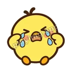 小鸡哭泣 - 边框慌慌鸡表情
