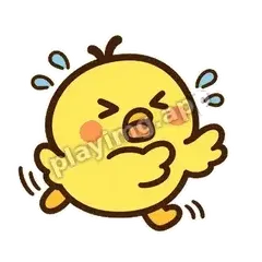 等等我呀 - 边框慌慌鸡表情
