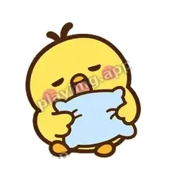 小鸡困倦 - 边框慌慌鸡表情