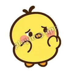 小鸡害羞 - 边框慌慌鸡表情