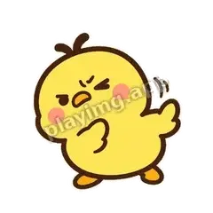 小鸡嫌弃 - 边框慌慌鸡表情