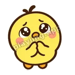 小鸡撒娇 - 边框慌慌鸡表情