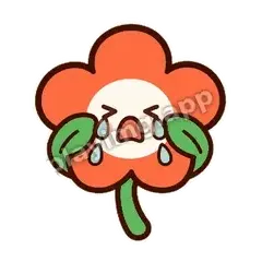 橘花哭泣 - 边框爽爽橘花表情
