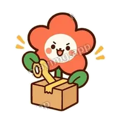 我自己来 - 边框爽爽橘花表情