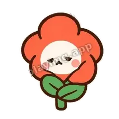 让我静静 - 边框爽爽橘花表情