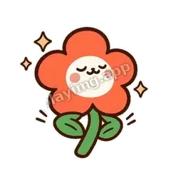 橘花得意 - 边框爽爽橘花表情