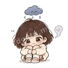 emo了 - 奶茶少女表情
