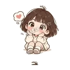 想你 - 奶茶少女表情