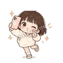 自拍时间 - 奶茶少女表情