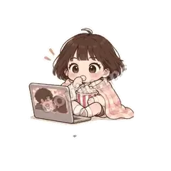 追剧中 - 奶茶少女表情