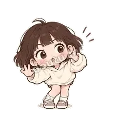 你说什么 - 奶茶少女表情
