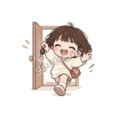 出门了 - 奶茶少女表情