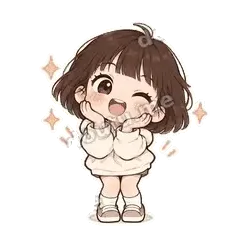 夸我 - 奶茶少女表情